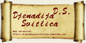 Đenadija Svitlica vizit kartica